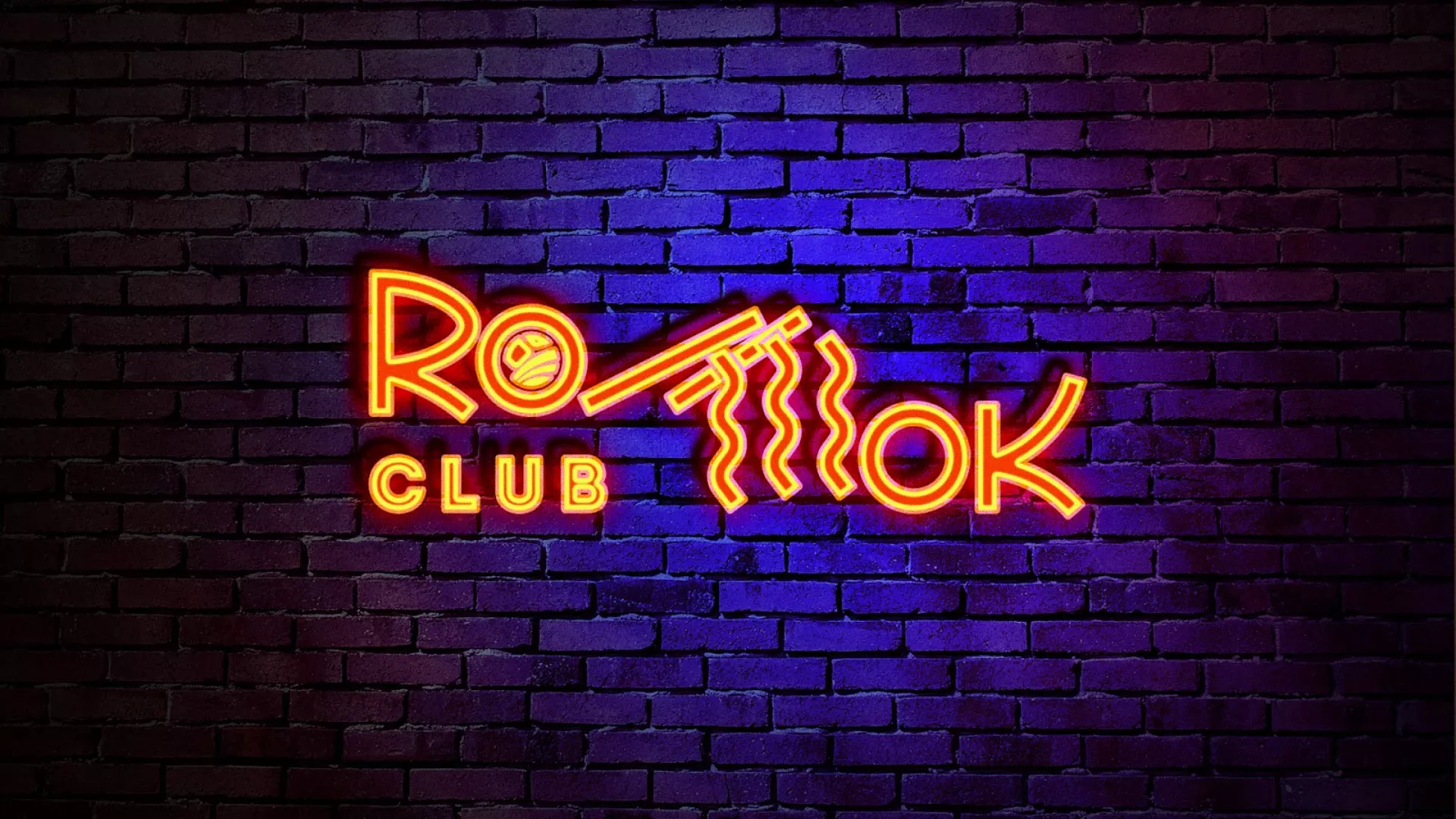 Разработка интерьерной вывески суши-бара «Roll Wok Club» в Баймаке